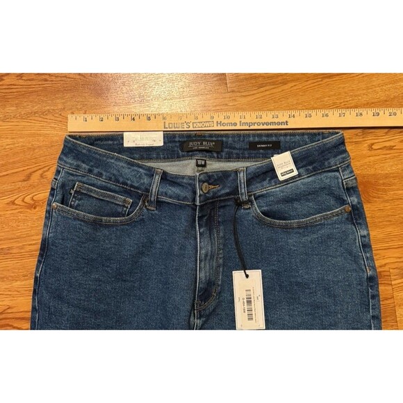 Judy Blue Plus Size 18W Med. Blue Skinny Fit High Waist Stretch Denim Jeans New - Picture 12 of 13